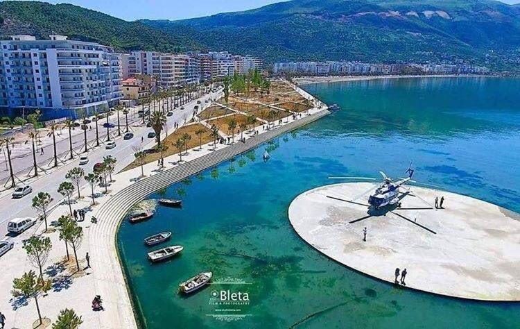 Sea View Apartment Vlorë Eksteriør bilde