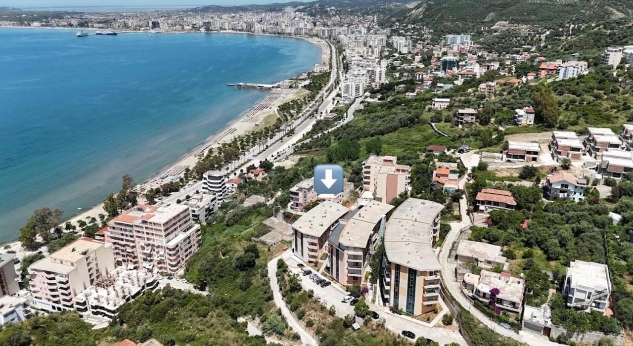 Sea View Apartment Vlorë Eksteriør bilde